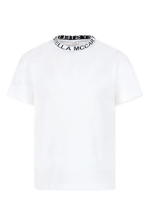 tshirt in cotone bianco STELLA McCARTNEY KIDS | TV8P71Z0434101